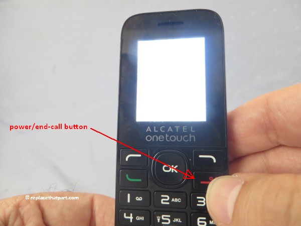 alcatel onetouch 10.16d cell phone replace the battery 01