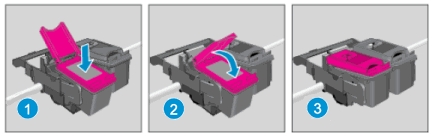 How to Replace an Empty Ink Cartridge in the HP OfficeJet 5258 All-in-One series Printer - an Illustrated Tutorial in 9 Steps